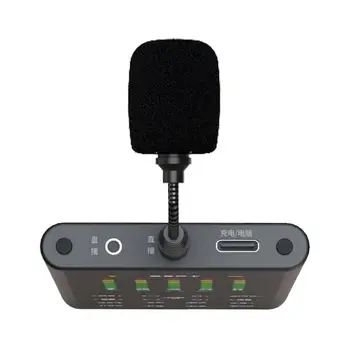 Televizijska Mikrofon Kit 5.53 v Snemljiv Igra Mikrofon Boom Enostavno Priključite Telefon Avdio Video Snemanje Mic Za