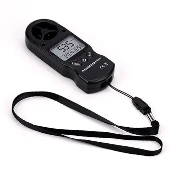 TL-300 Mini Večnamenski Anemometer Digitalni Anemometer LCD Hitrost Vetra, Temperatura in Vlažnost Metrov z Vlagomerom, Termometer