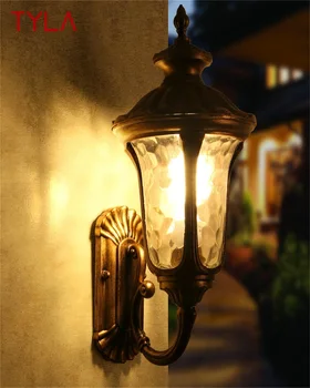 TYLA Klasične Prostem Stenska Luč LED Vodotesen IP65 Retro Sconces Dekorativne Svetilke za Dom Verandi