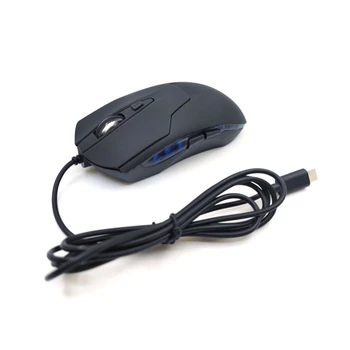 Univerzalni USB C Žično Miško za Poslovne Home Office Gaming Optični 2400DPI Miška za Prenosni RAČUNALNIK Ergonomska Gaming Miška