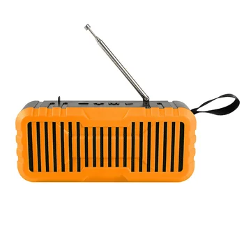 Visoka Občutljivost Sili Radio USB/TF/AUX/FM Brezžični Bluetooth Zvočnik Polnjenje S Sončno energijo, Bliskavica, Prenosni Radio