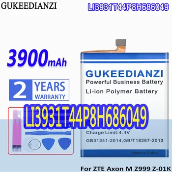 Visoka Zmogljivost GUKEEDIANZI Baterije LI3931T44P8H686049 3900mAh Za ZTE Aksonu M Z999 Z-01K Bateria
