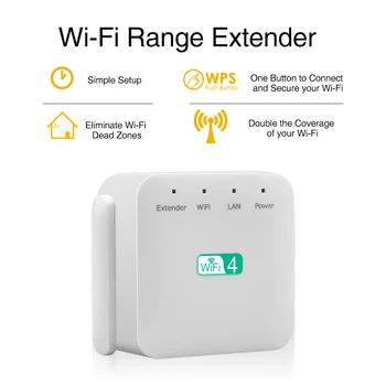WiFi Vmesnik Ojačevalnik Signala 300Mbps, WiFi booster 802.11 N Wi-Fi Ojačevalnik za Dolge razdalje, Wi Fi extender Dostopna točka