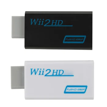 WII, da HDMI je združljiv Pretvornik HD 1080P Wii 2 Adapter 3,5 mm Audio za PC HDTV