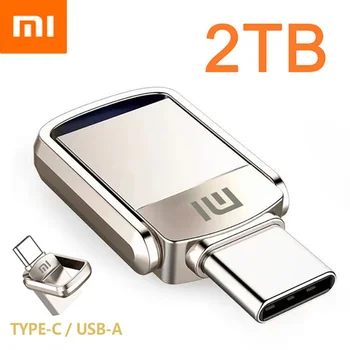 Xiaomi U Disk 2TB 1TB 256GB128G 512GB USB 3.1 Tip-C Vmesnik za Mobilni Telefon, Računalnik, Medsebojnega Prenosa Prenosni USB Pomnilnik