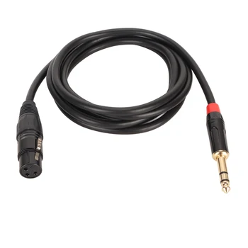 XLR Mikrofonski Kabel Oxygen Free Bakreni Core 2 m Dolgo Stabilen Prenos Mic Kabel Die Litega Aluminija Stanovanj za Domači Kino