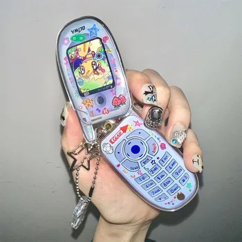 Y2k dodatna Oprema Mini Mobilni Telefon Sliko Keychain Kawaii Sladko Ustvarjalne Harajuku Keychain Girly Edinstveno Darilo za Prijatelje