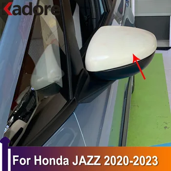 Za Honda JAZZ 2020 2021 2022 2023 Rearview Mirror Pokrov, Vrata, Ogledala Ornamenti Trim Avto Dodatki ABS Chrome