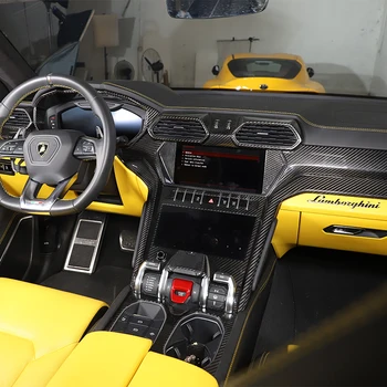 Za Lamborghini URUS 2018-2021 Celoten nabor pravi ogljikovih vlaken dodatki za notranjost avtomobila 18 nastavi LHD
