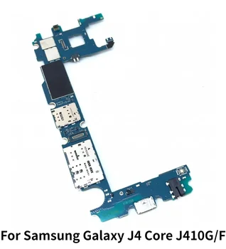 Za Samsung Galaxy J4 Jedro J410G J410F Motherboard Mianboard S Polno Žetonov Original Odklenjena Logiko Glavni Odbor