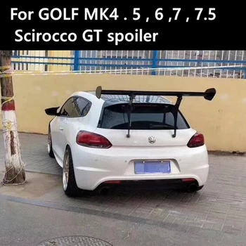 za Scirocco Golf 4 5 6 7 MK4 MK5 MK6 MK7 MK7.5 GT Style Ogljikovih Vlaken za Volkswagen Hatchback univerzalno spojler