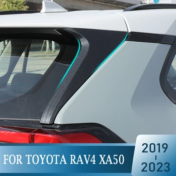 Za Toyota RAV4 RAV 4 XA50 2019 2020 2021 2022 2023 Avto Zadaj Prtljažnik Strešni Spojler Okno Krilo Ustnice Splitter Trim ABS Sijaj Črna