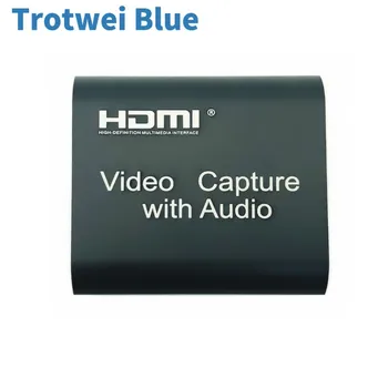 Zajem Video Kartice 4K 1080P HDMI USB 2.0 Posneti Audio Out, Mic Vhod Igra Snemanje Box PC Živo Pretakanje HD Zajemanje Naprava