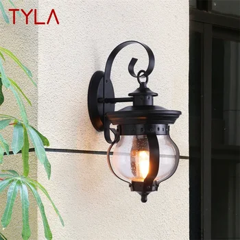 ·TYLA Prostem Retro Stenske Luči Klasične Sconces Svetilke Vodotesne LED IP65 Za Domači Verandi Villa