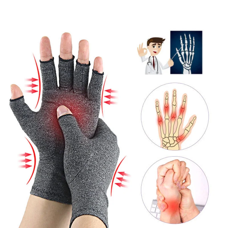 Ženske, Moške Roke Artritis Rokavice Bombaž Terapija Stiskanje Rokavice Bolečin V Roki Športna Fitnes Anti Slip Kolesarske Rokavice