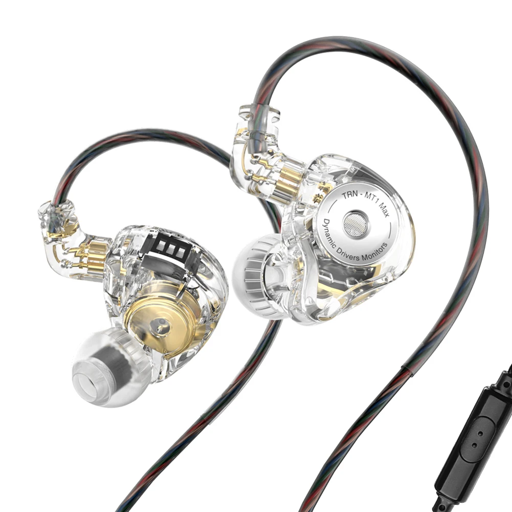 Žično Čepkov Dvojni Magnet Dinamičnega Voznika Šport Slušalke za Zmanjšanje Hrupa, 3.5 mm Jack Zaslon Slušalke z Tuning Stikalo